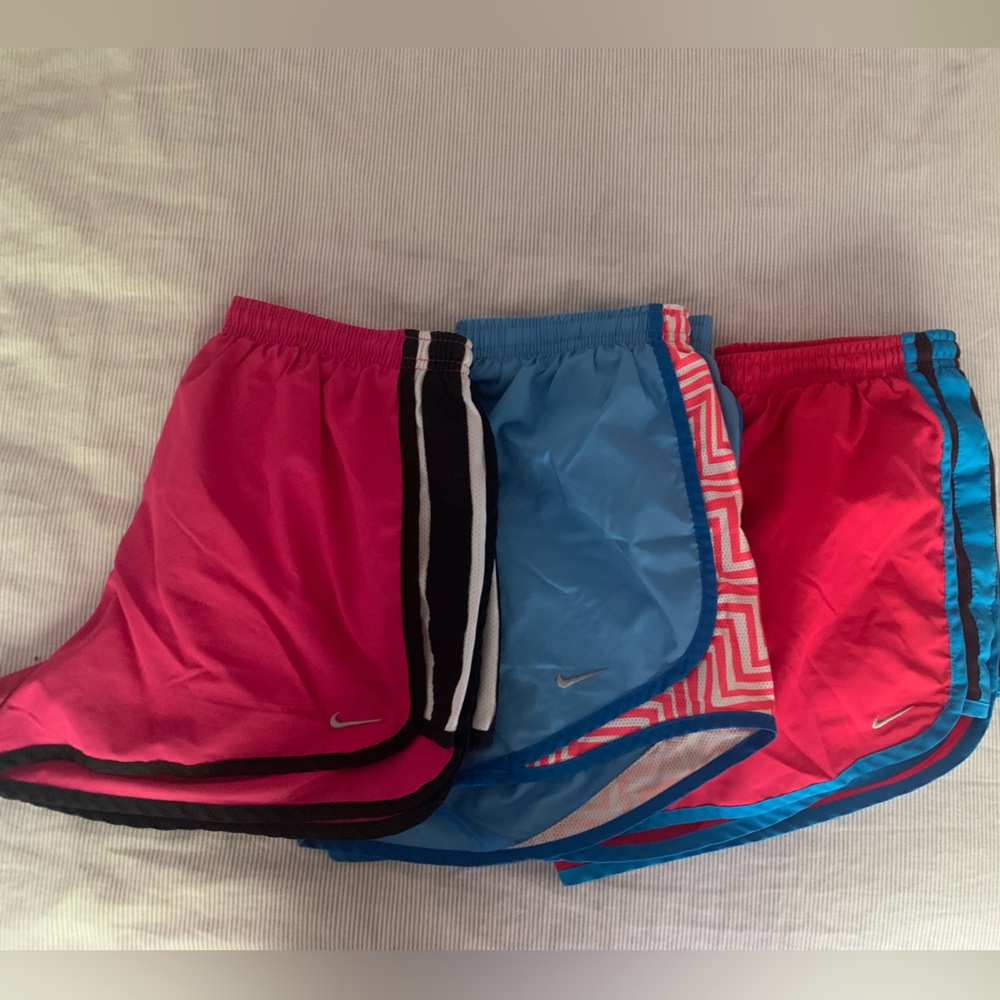 Nike Women's Athletic Shorts - Pink, Blue, Red